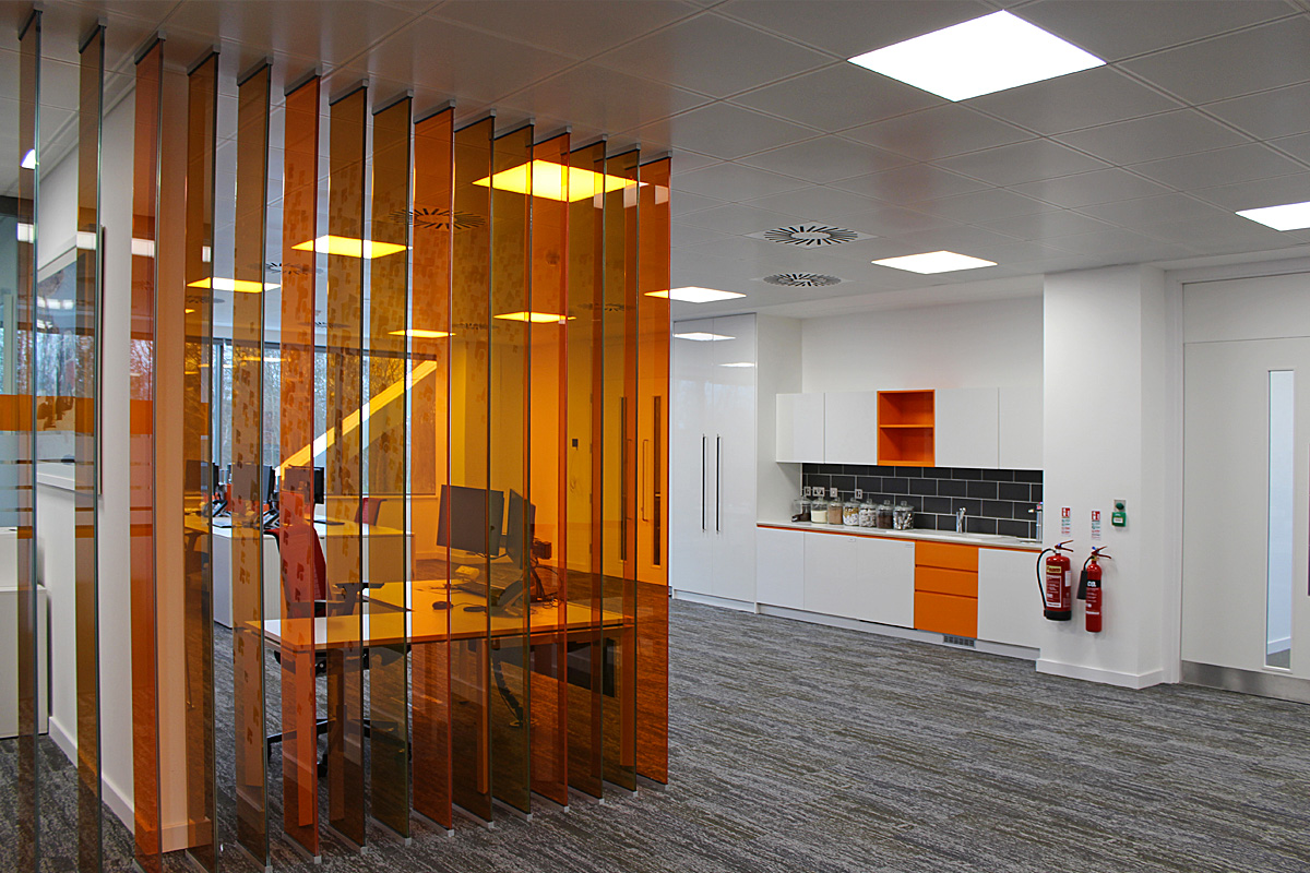 Office Partition and First Floor Tea Point